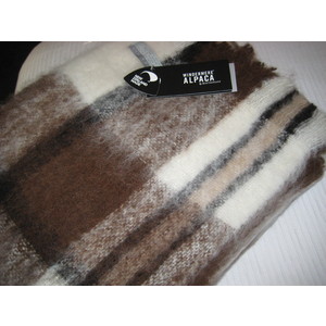 Alpaca Throw - APACHE - Pure Alpaca and NZ-Made